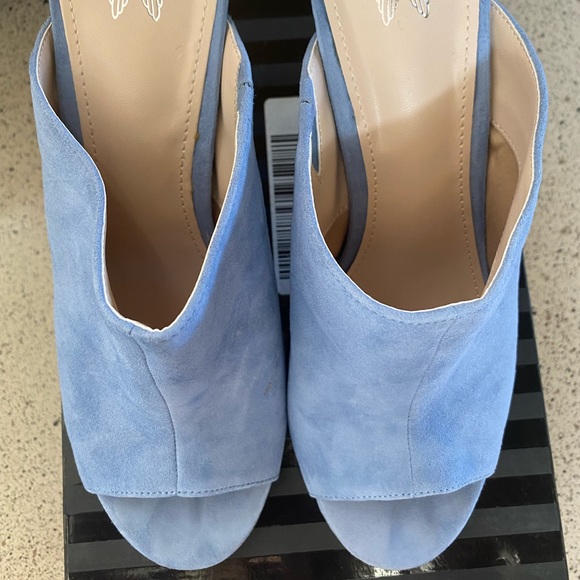 Beautiful VS Seascape Suede Blue heels - Picture 9 of 9